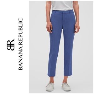 Banana Republic Avery Straight Fit Ankle Pants in Lightweight Wool, 4